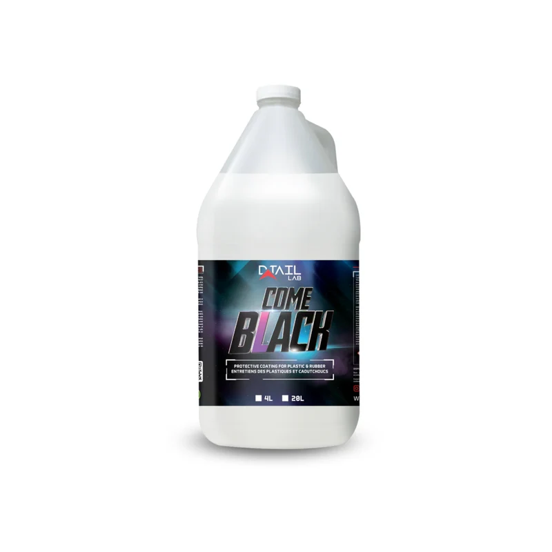 COMEBLACK Plastic & Rubber Trim Coating - 4L
