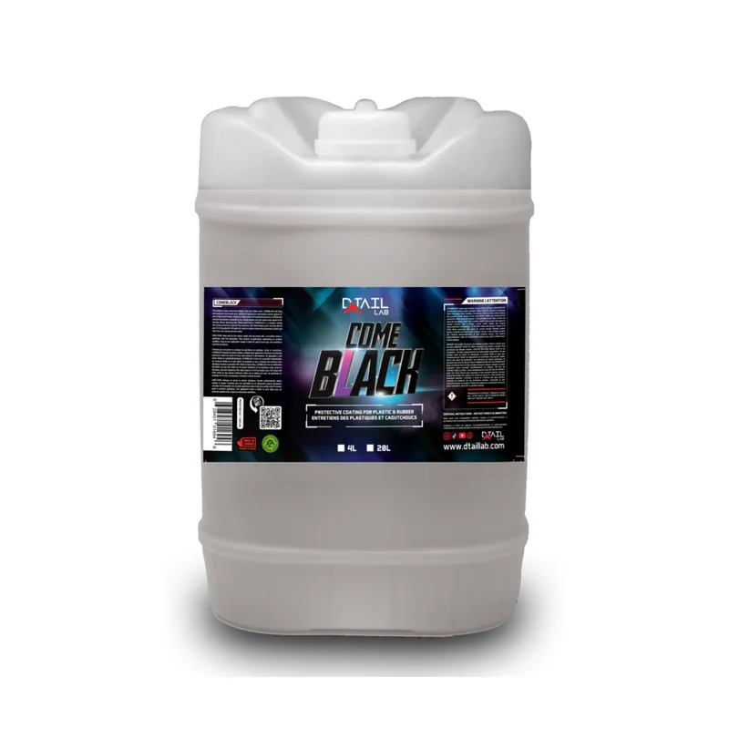 COMEBLACK Plastic & Rubber Trim Coating - 20L