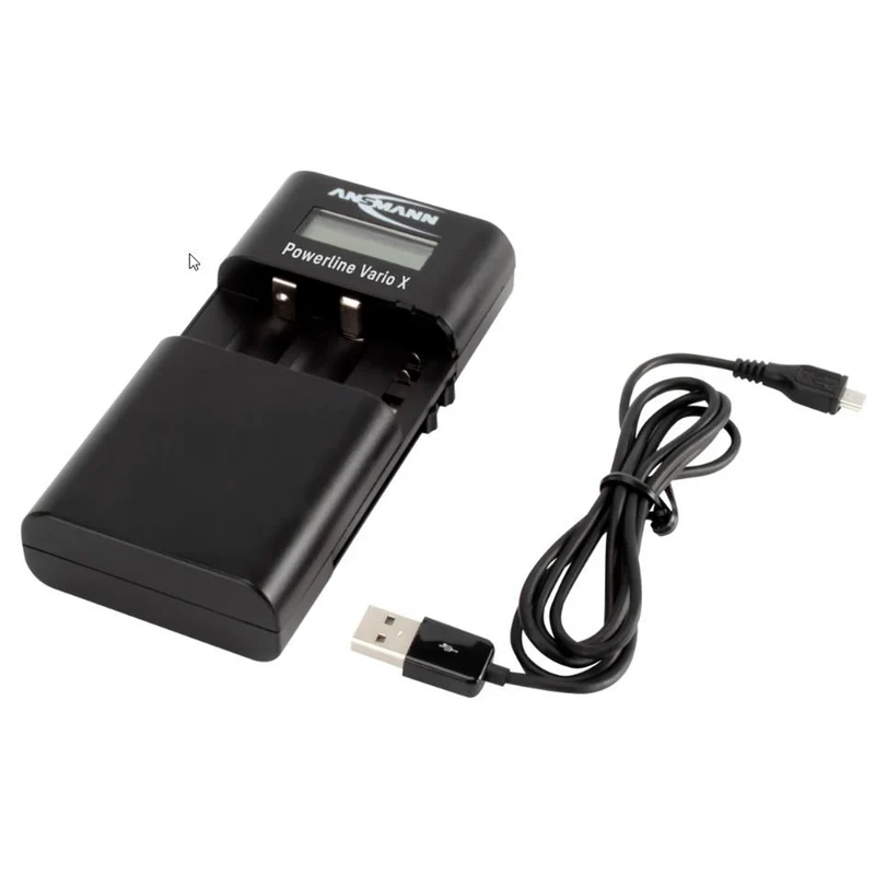 ANSMANN - pack lithium & chargeur de piles AAA/AA NiMH - Vario X