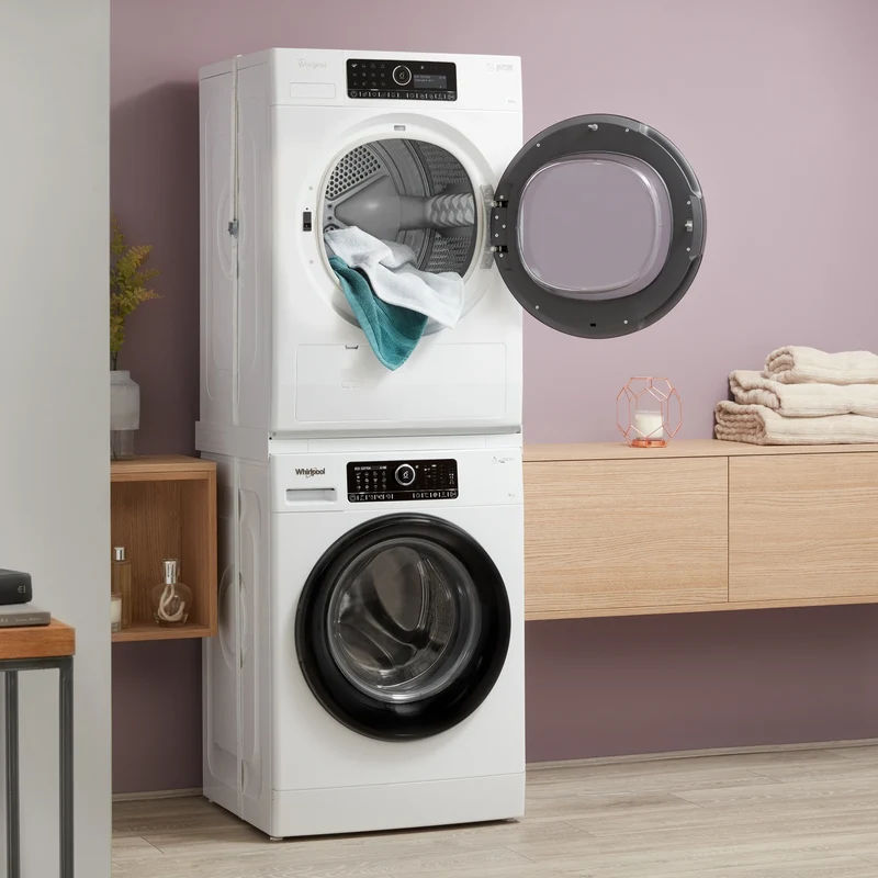 WPRO - kit d’empilage pour machine à laver et sèche-linge - CDS102