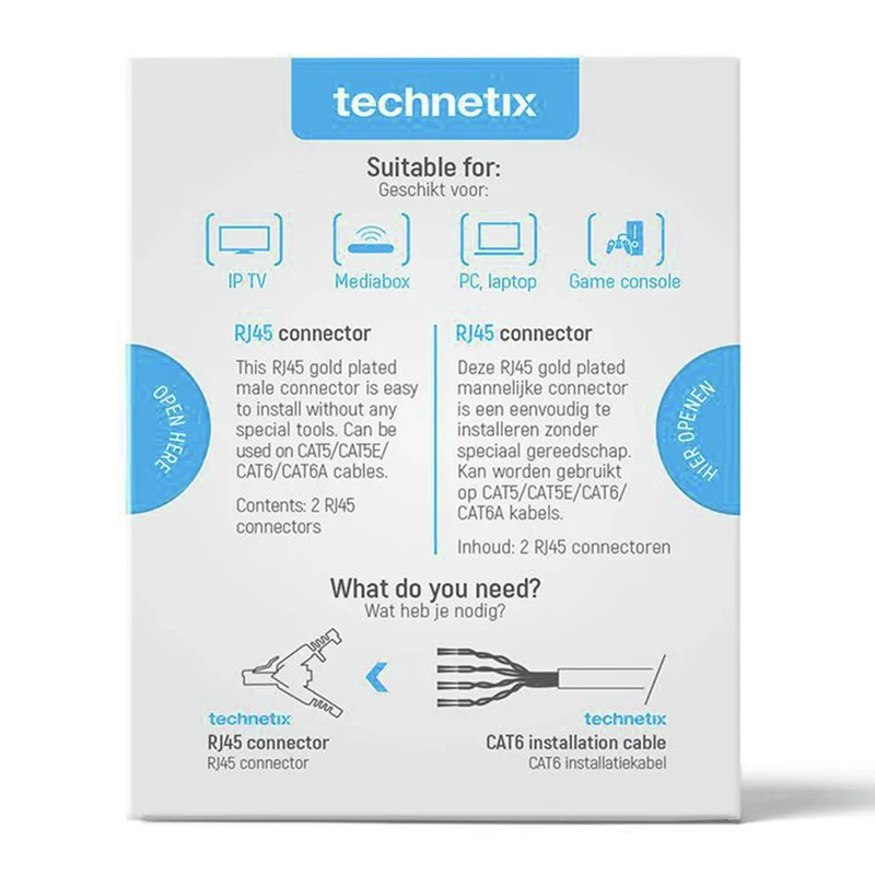 TECHNETIX - Connecteur RJ45 - RJ45