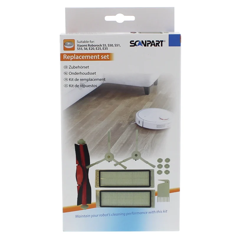 SCANPART - kit d’entretien Xiaomi Roborock S50, E20, E25, E35