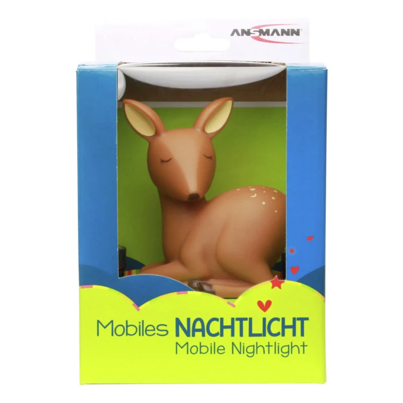 ANSMANN - lampe nocturne mobile LED cerf