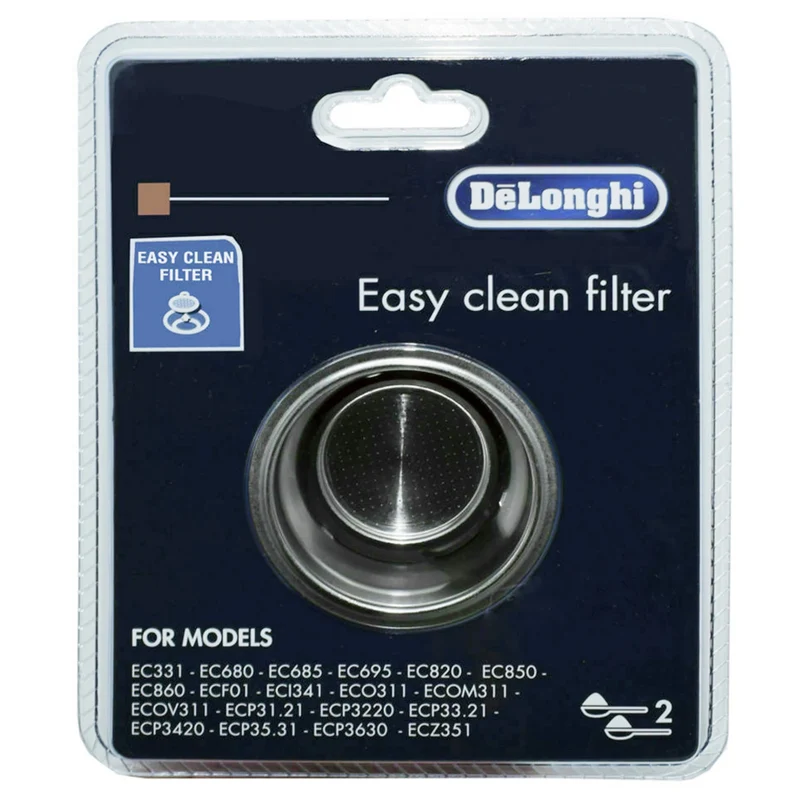 DELONGHI - filtre facile à nettoyer de 2 tasses - DLSC401