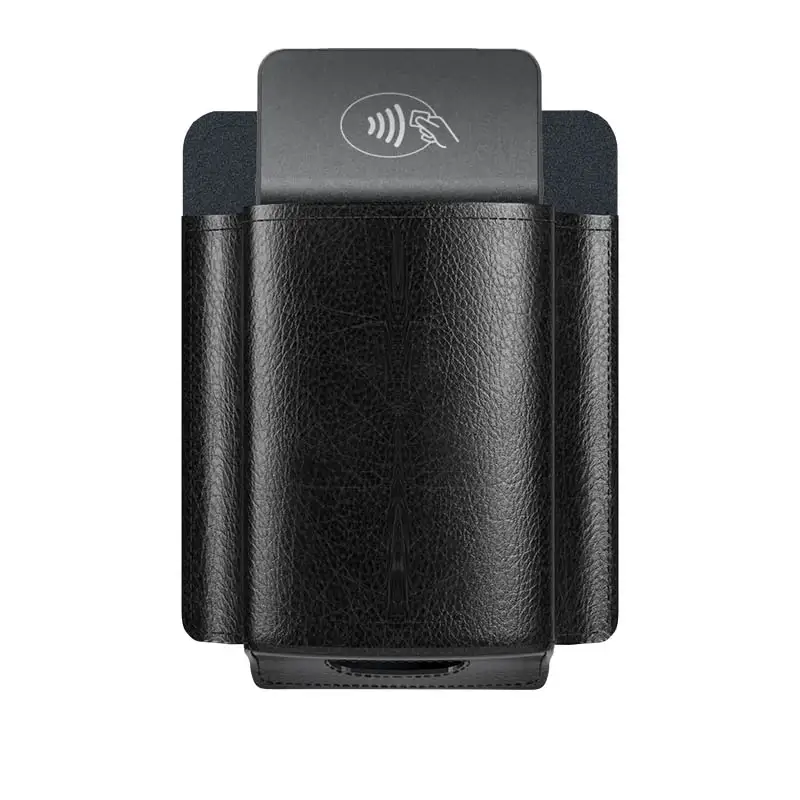 Étui en cuir pour terminal de point de vente mobile avec clip ceinture