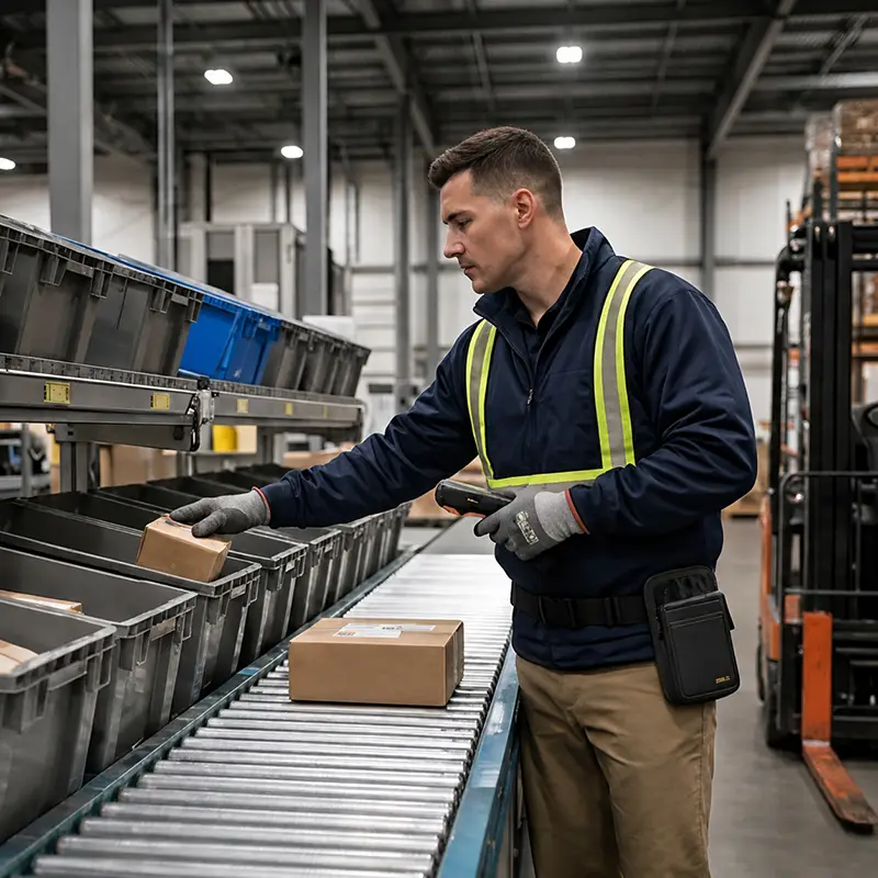 Pochette ceinture Unitech pour transport de scanner compact | Agoz