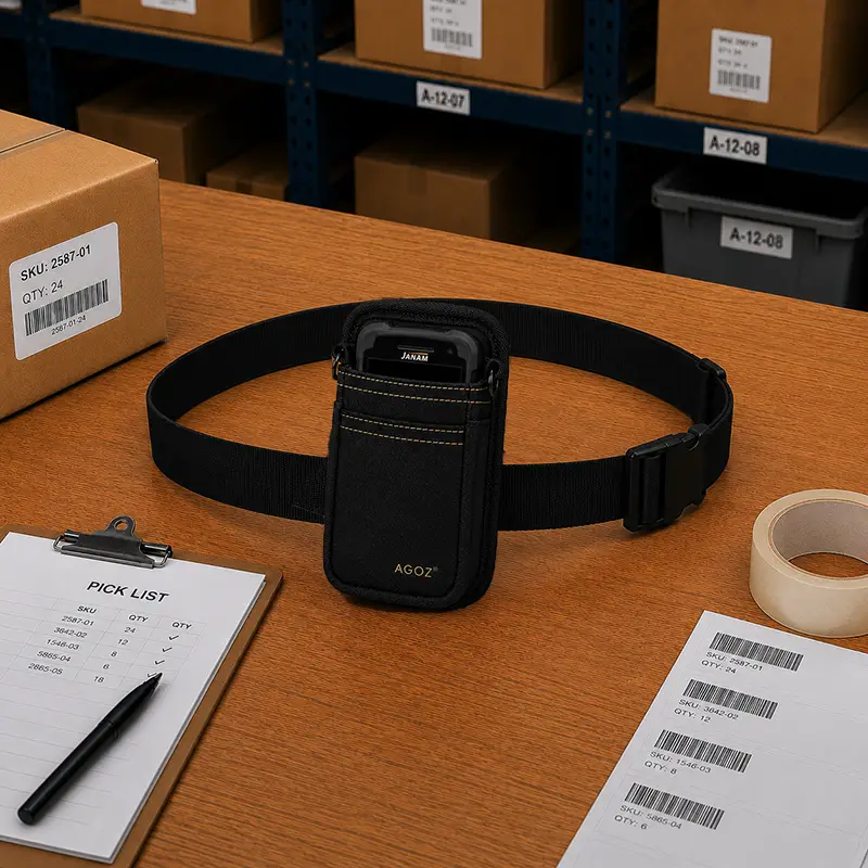 Étui ceinture Janam Scanner pour inventaire et réserve | Agoz
