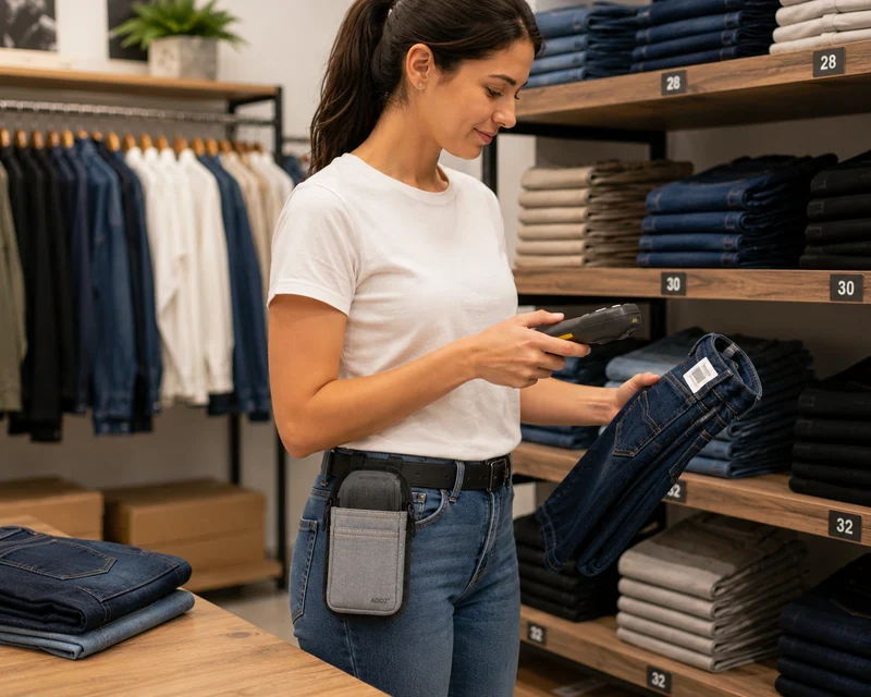 Étui ceinture pour ordinateur portable Zebra pour les flux de travail d'inventaire | Agoz