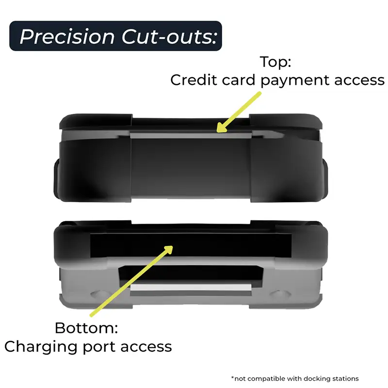 Housse en silicone pour terminal POS portable Toast Go 2