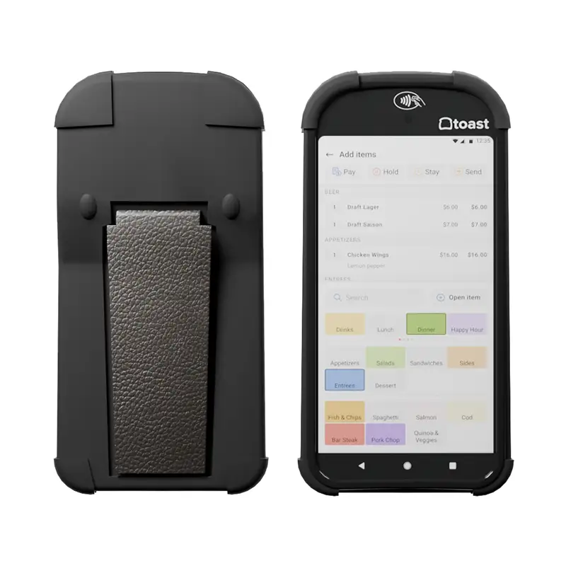 Housse en silicone pour terminal POS portable Toast Go 2