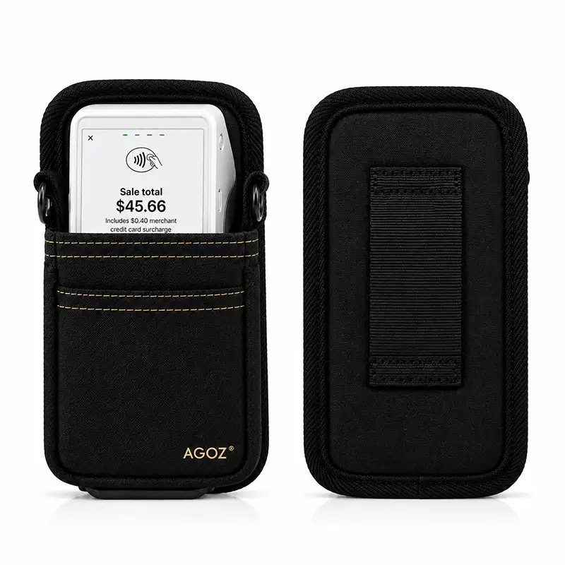 Étui holster pour terminal POS portable Clover Flex avec ceinture robuste | Agoz