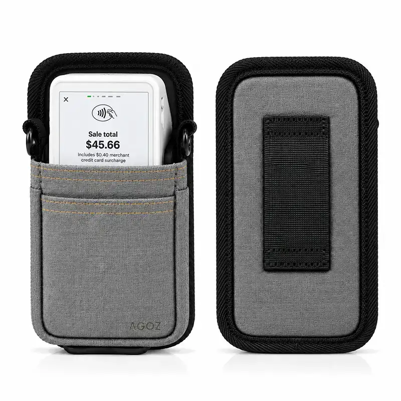 Étui holster pour terminal POS portable Clover Flex avec ceinture robuste | Agoz