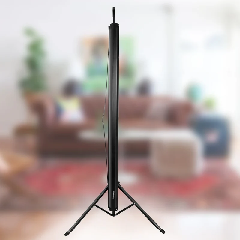 Duronic TPS60 /43 Ecran de Projection sur trépied 60 Pouces 4:3/122 x 91 cm - 4K Full HD 3D