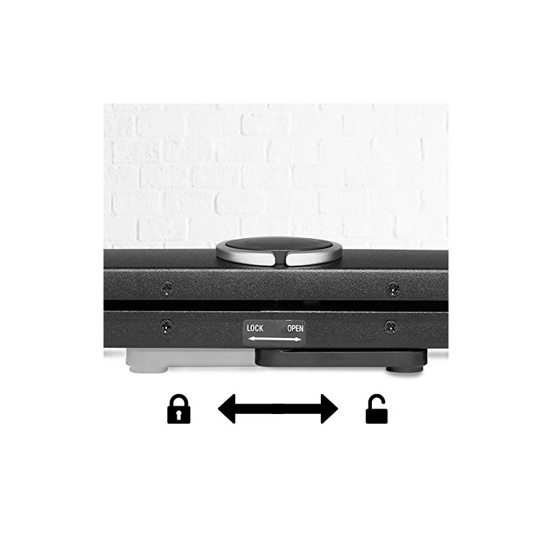 Duronic DPS50 4/3 Ecran de Projection TV et Home Cinema pour Bureau de 50 Pouces 127 cm 102 x 76 cm Toile pour vidéoprojecteur Solution Alternative au Trépied Gain +1 idéal pour 3D 8K 4K 1080P