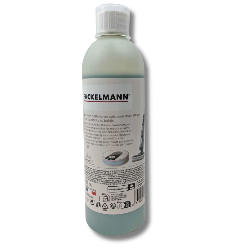 Solution nettoyante pour Aspirateurs Laveurs Robots et Balais Fackelmann
