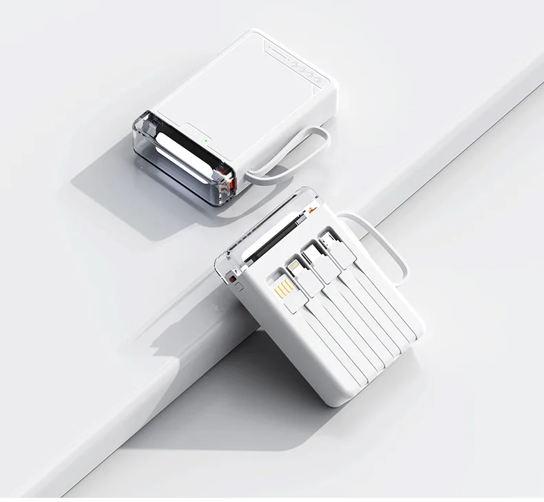 Mini Cute Built-in Cable LED Powerbank
