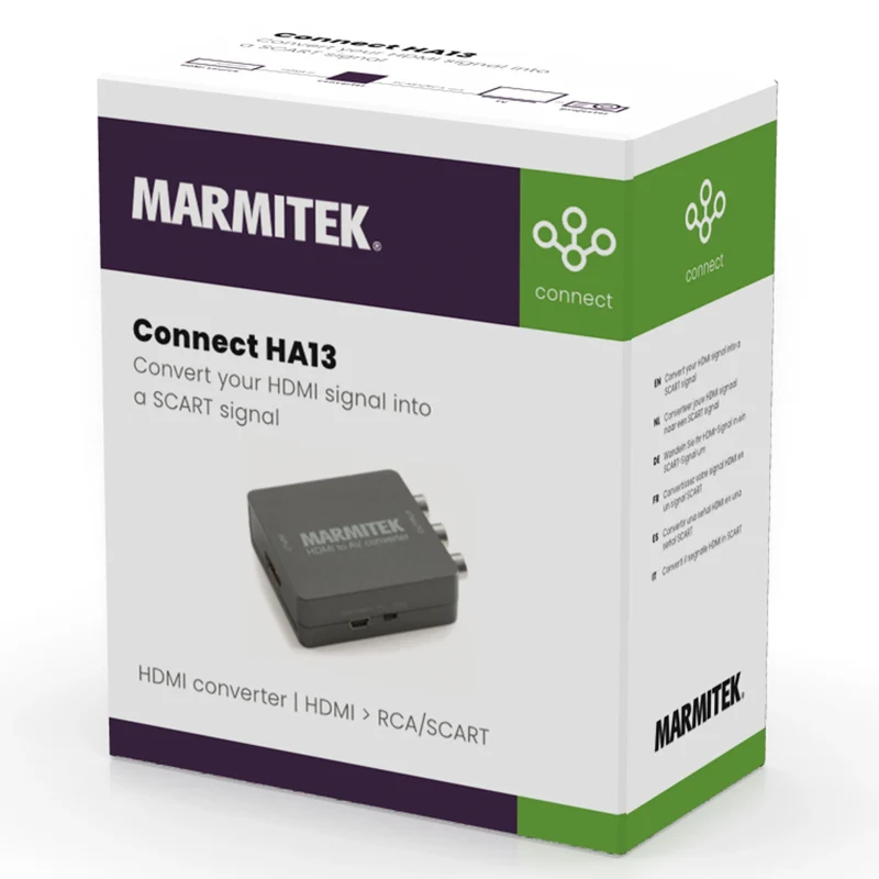 MARMITEK - Connecte le convertisseur HDMI HA13 HMDI>RCA/Scart - HA13