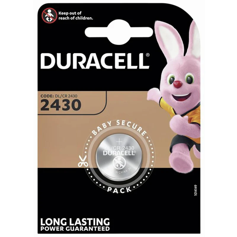 DURACELL - pile bouton lithium 2430 DL2430 CR2430 - 2430