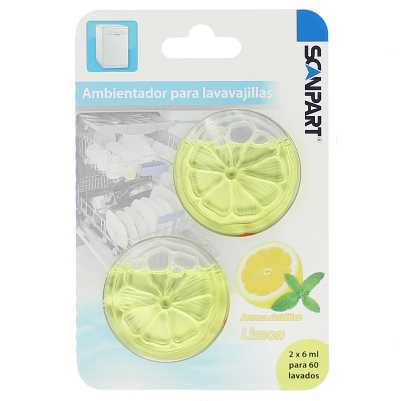 SCANPART - désodorisant pour lave-vaisselle 2 pièces. (Emballage espagnol)