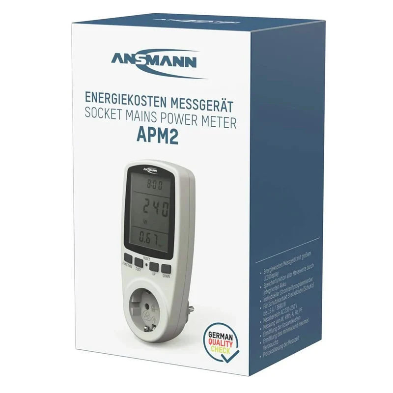 ANSMANN - compteur de consommation d’énergie 230V 16A - APM2
