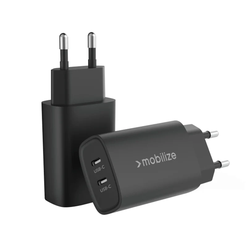 SCANPART - double chargeur USB-C alimentation 45W en noir