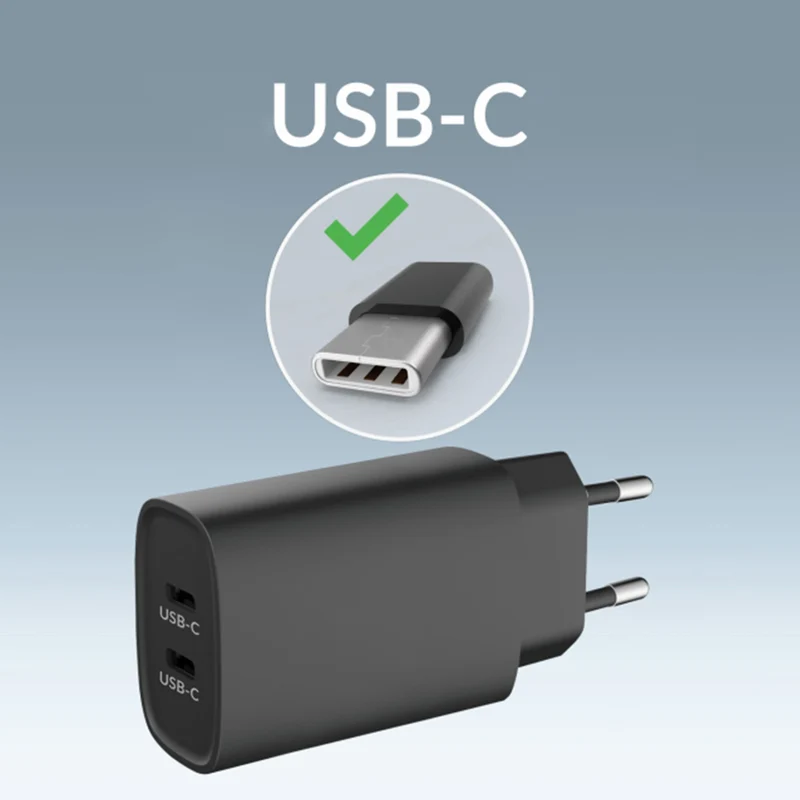 SCANPART - double chargeur USB-C alimentation 45W en noir