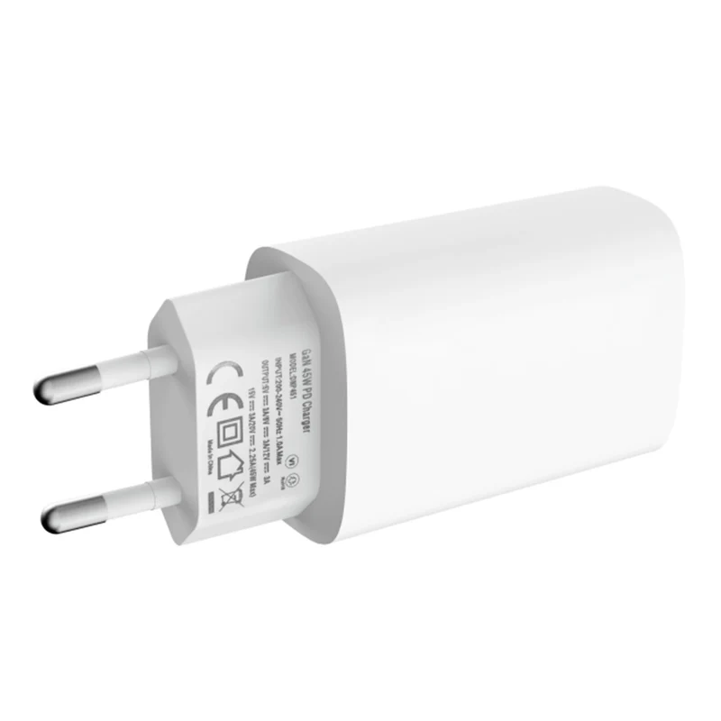 SCANPART - double chargeur USB-C Power Delivery 45W en blanc