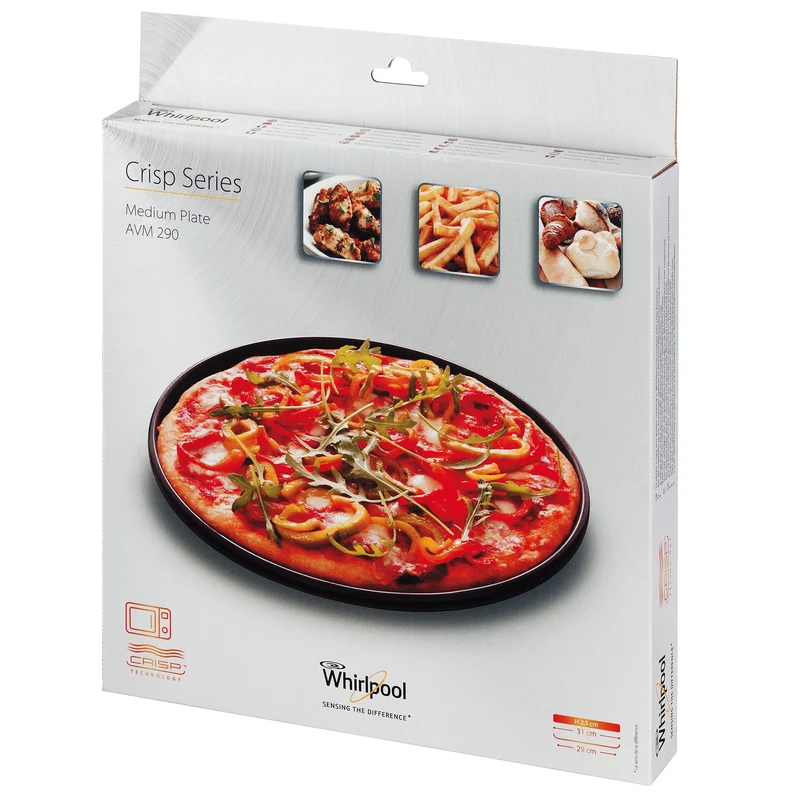 WHIRLPOOL - plaque nette moyenne Ø29-31cm H2,5cm - AVM290