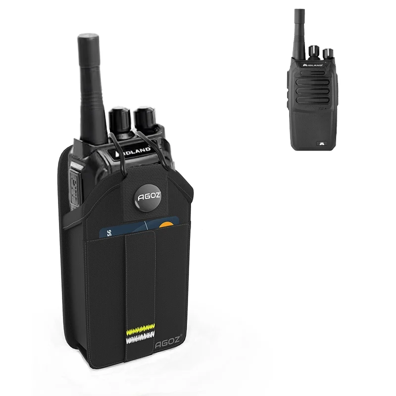 Étui radio durable avec fermeture à pression pour les employés de commerce de détail