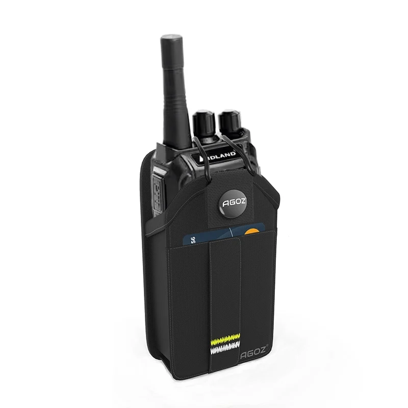 Étui radio durable avec fermeture à pression pour les employés de commerce de détail