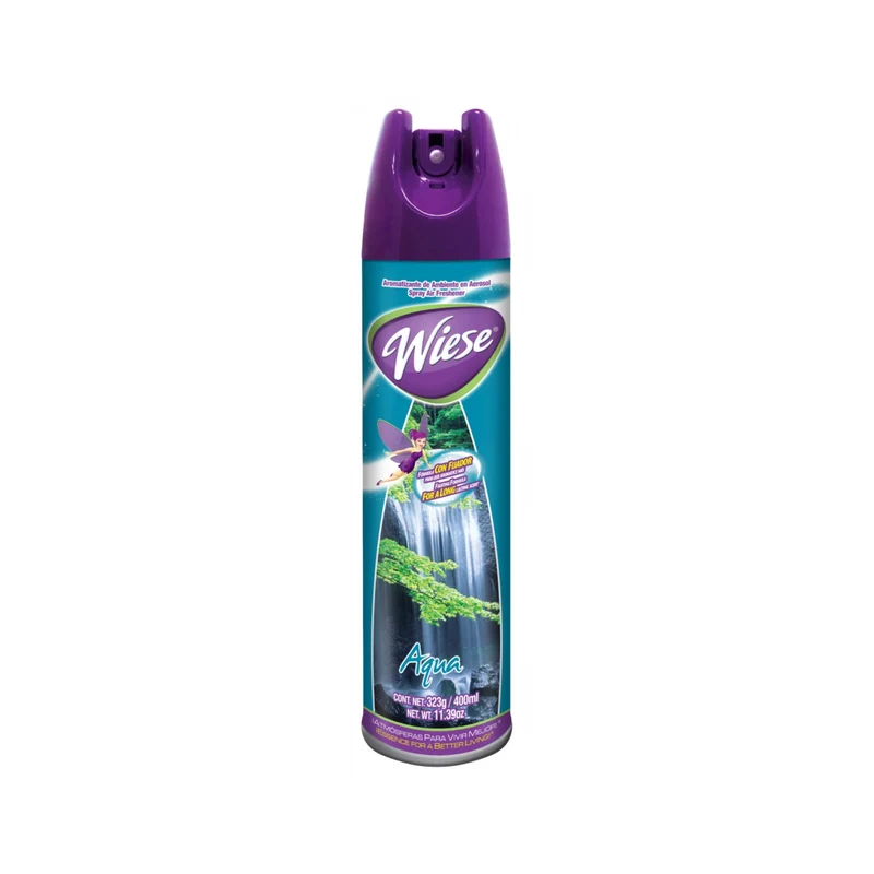 Déodorisant en aérosol - parfum aqua - 400 ml (14 oz) - Wiese NAEHO18