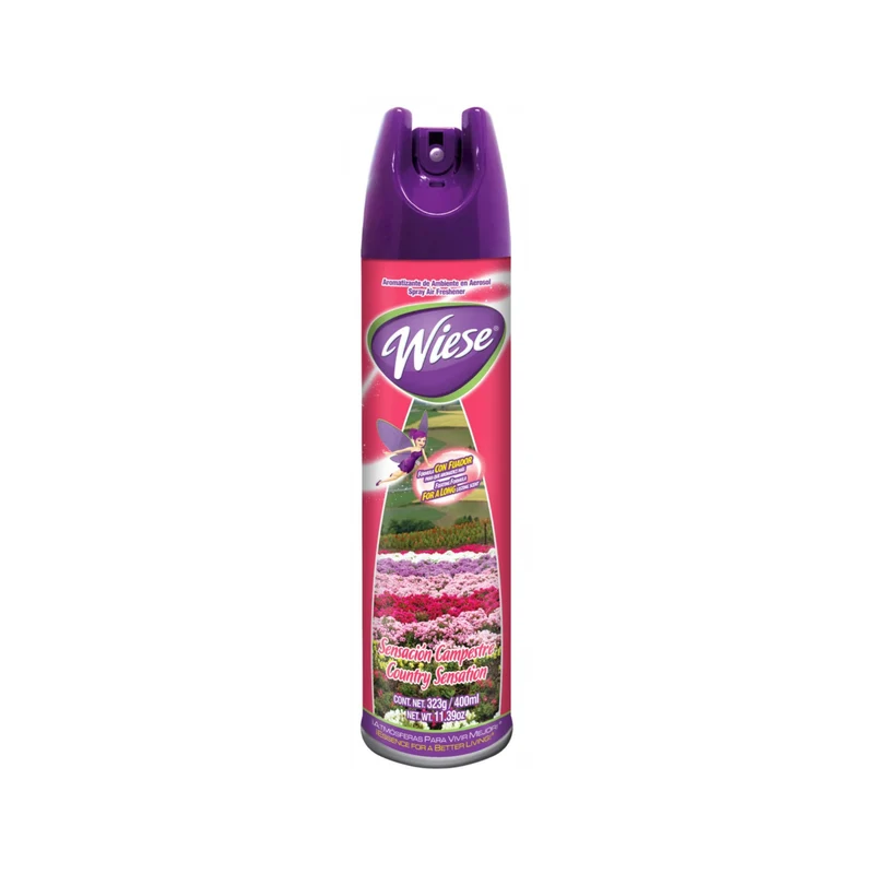 Déodorisant en aérosol - parfum sensation campagnarde - 400 ml (14 oz) - Wiese NAEHO24