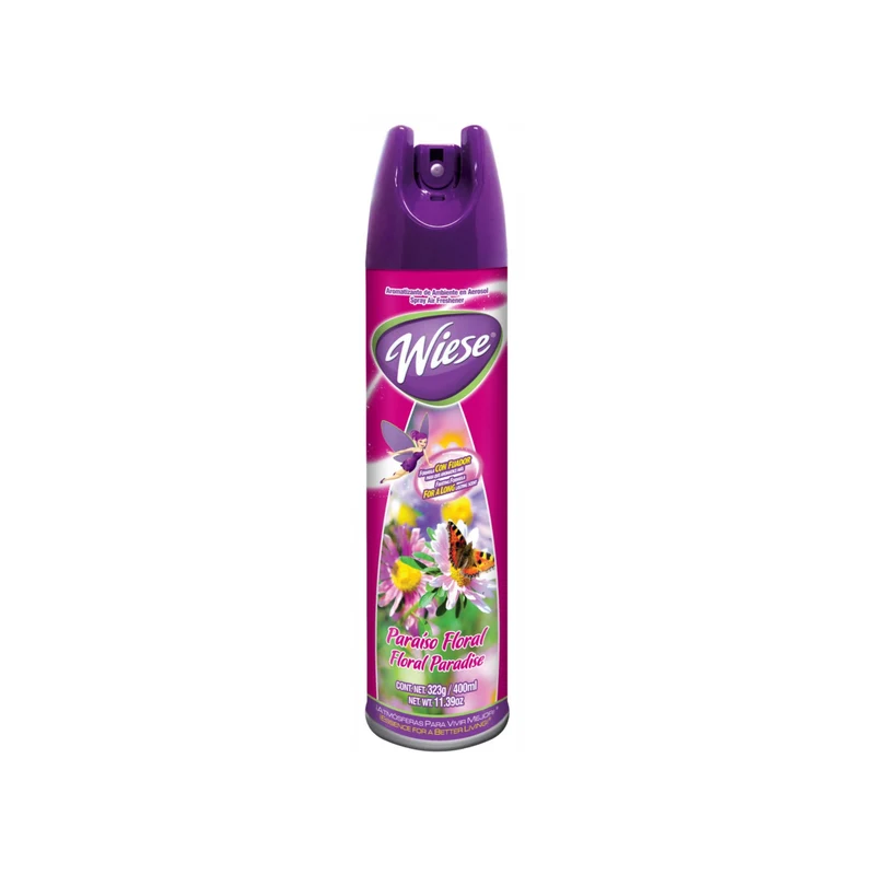 Déodorisant en aérosol - parfum paradis des fleurs - 400 ml (14 oz) - Wiese NAEHO23