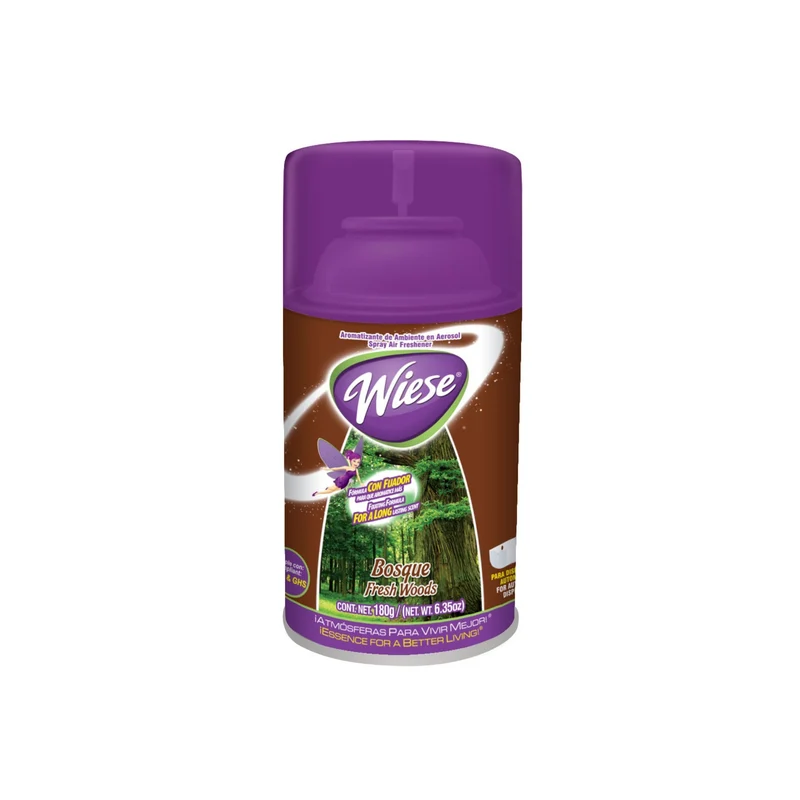 Déodorisant en aérosol intermittent - parfum fraicheur des bois - 180 ml (6,2 oz) - Wiese NAEDC13