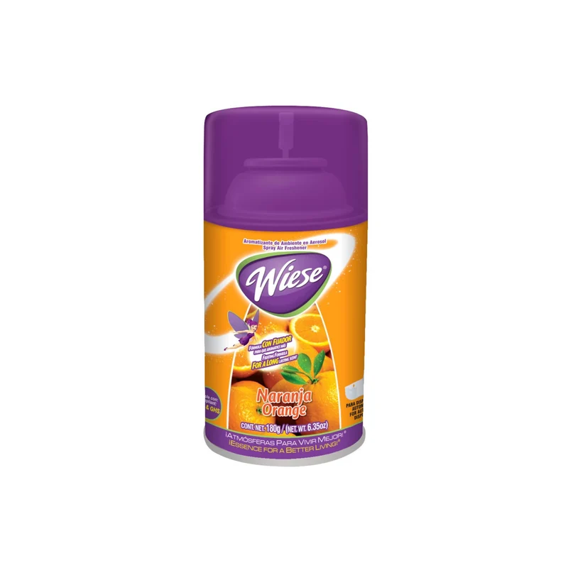 Déodorisant en aérosol intermittent - parfum orange - 180 ml (6,2 oz) - Wiese NAEDC01