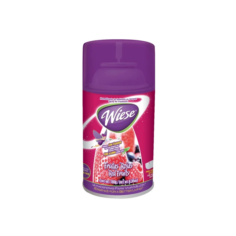 Déodorisant en aérosol intermittent - parfum de fruits rouges - 180 ml (6,2 oz ) - Wiese NAEDC11