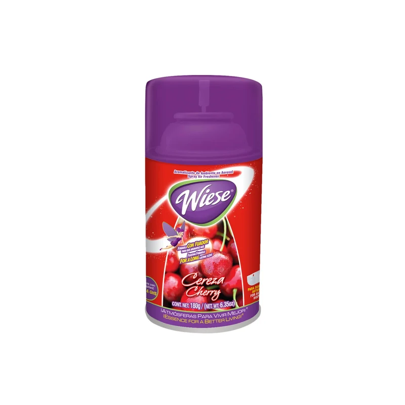 Déodorisant en aérosol intermittent - parfum cerise - 180 ml (6,2 oz) - Wiese NAEDC09