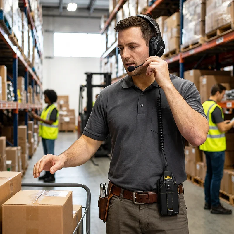 Étui pour appareil mobile vocal Honeywell pour la logistique d'entrepôt | Agoz