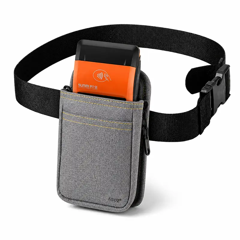 Étui pour terminal mobile portable Sunmi POS avec ceinture de taille