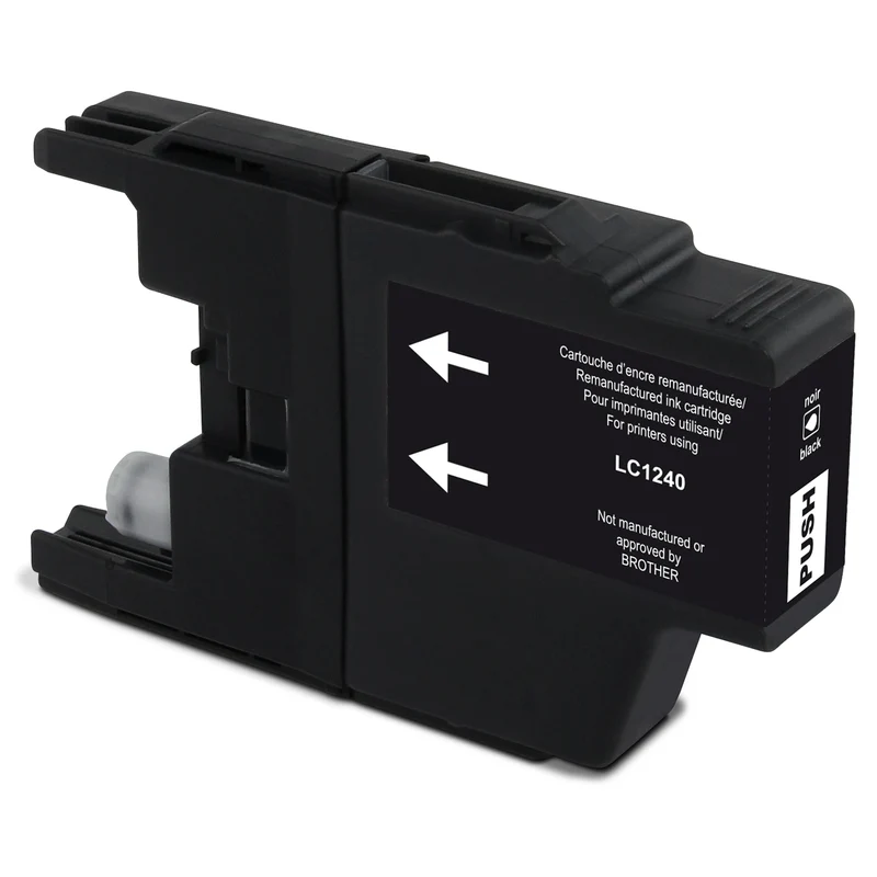 RECYCLECLUB - cartouche d’encre Brother LC-1240 LC-1280 noire 16ml - LC1240/80