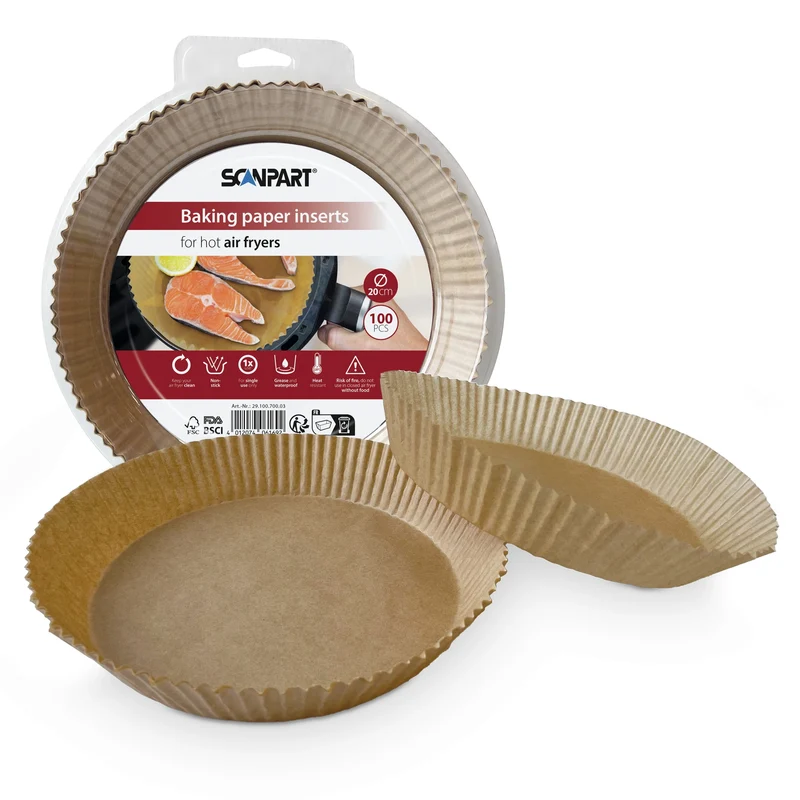 SCANPART - inserts de papier à pâtisserie Ø20cm 100pcs.