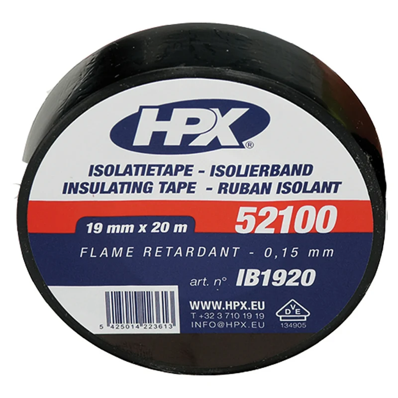 HPX - ruban isolant 19mm 20m noir