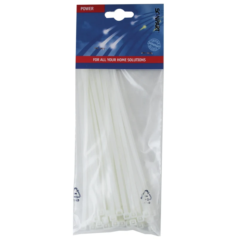 SCANPART - attaches de câble 200 mm 50 pièces - E508