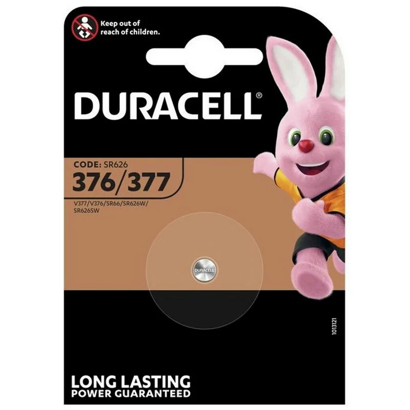 DURACELL - cellule bouton oxyde d’argent 376 377 - D377