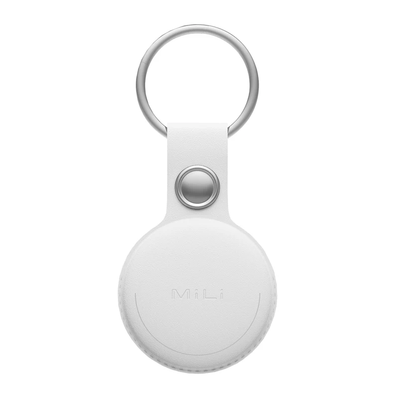 MILI - Traceur Bluetooth MiTag (MFi) + pendentif blanc 4 pièces