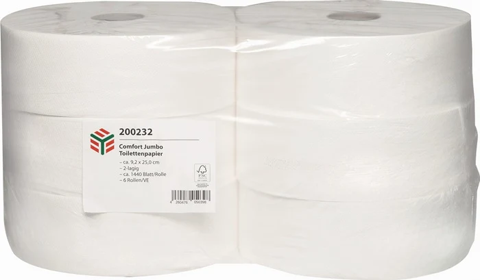 ELOS papier toilette ELOclean Comfort Jumbo 2 plis 6 pièces ( 9000469182 )