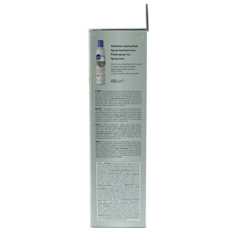 WPRO - Kit de nettoyage en acier inoxydable - INX115