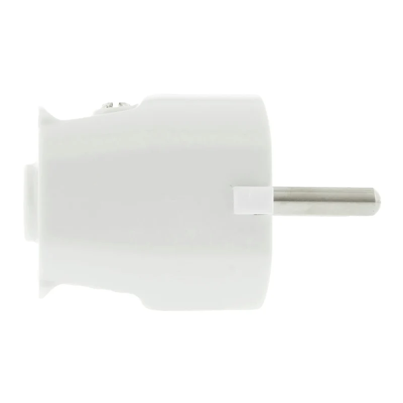 MARQUE MAISON - plug +RA en plastique droit blanc