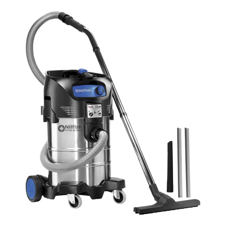 NILFISK Aspirateur eau et poussière ATTIX 40-01 PC INOX 1500 W 3700 l/min 250 mbar ( 4000897228 )