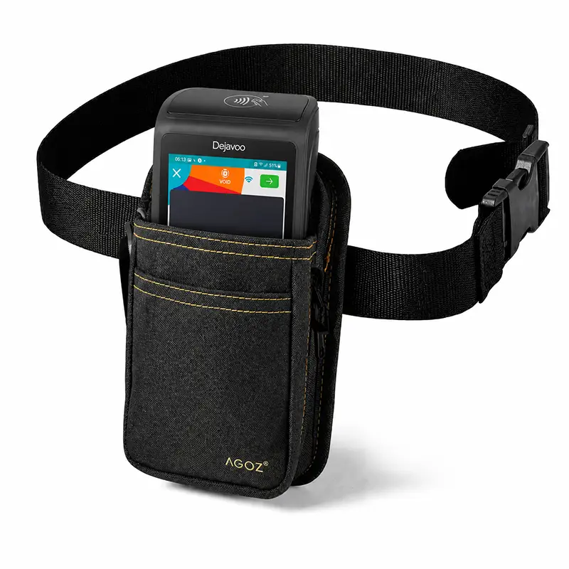 Étui robuste pour terminal de paiement Dejavoo avec ceinture ventrale réglable | Agoz